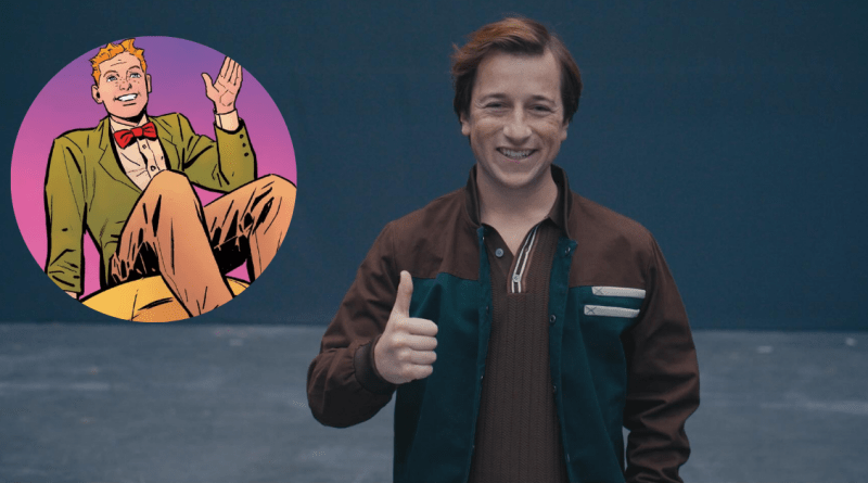 Imagen de Skyler Gisondo como Jimmy Olsen en Superman James Gunn