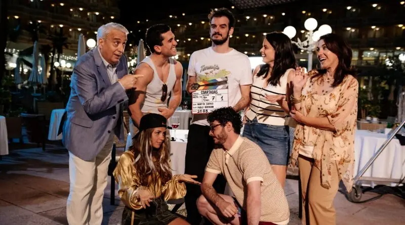 Imagen del rodaje de la película Coartadas