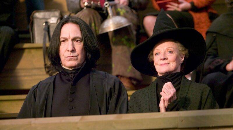 Imagen de Severus Snape y Minerva McGonagall en Harry Potter