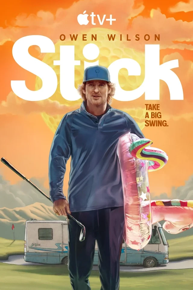Sticks cracks del golf poster