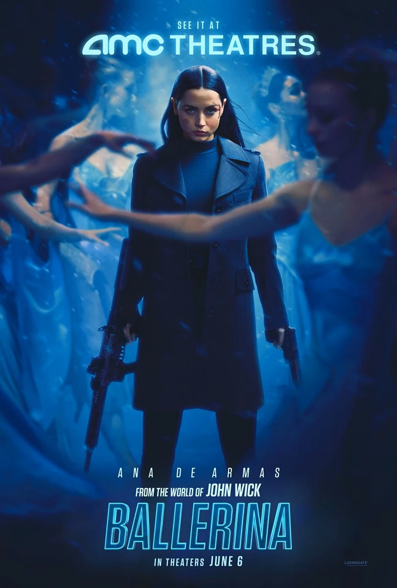 Crítica de 'Ballerina': Derroche de acción a lo John Wick sin estar a la altura. 6 Póster de la película Ballerina