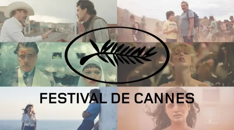 Imagen de películas de Cannes 2025 con el logo del Festival