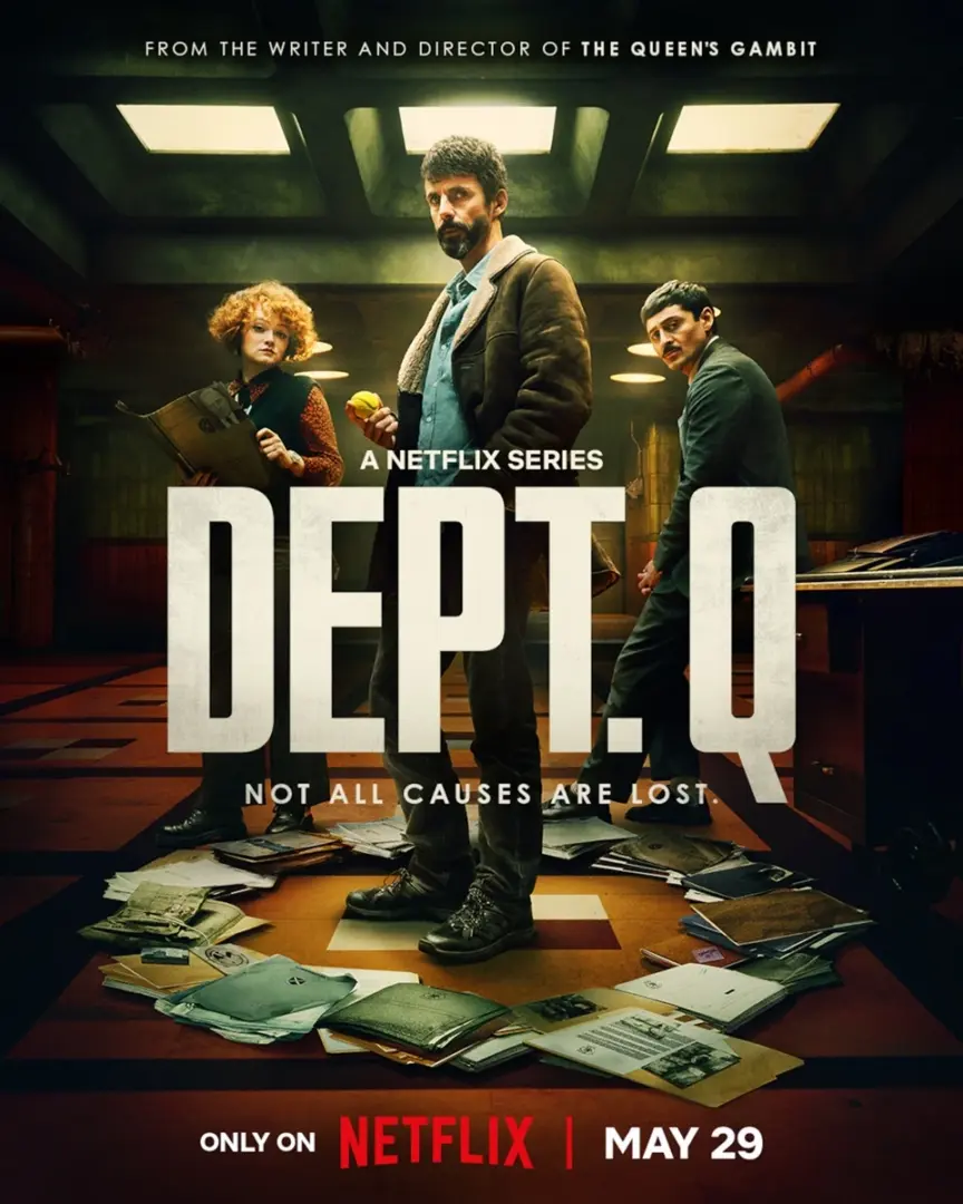 El primer tráiler de la serie ‘Dept. Q’ de Netflix revela un emocionante thriller policíaco. 3 dept q poster