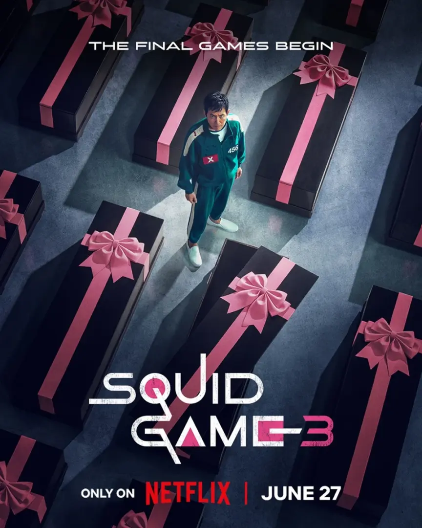 El emocionante primer tráiler de la tercera y última temporada de 'El Juego del Calamar' muestra el regreso de Gi-hun al juego. 3 el juego del calamar 3 poster