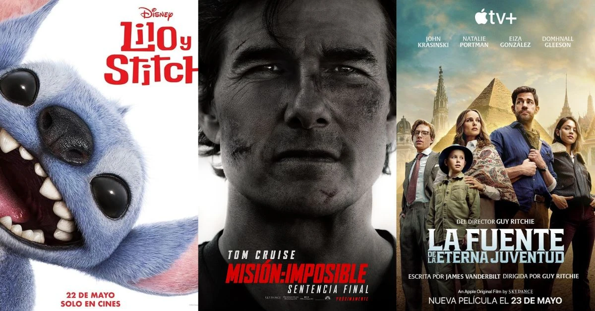 ¡Los estrenos destacados del mes de mayo 2025 en España! 2 estrenos mayo 2025