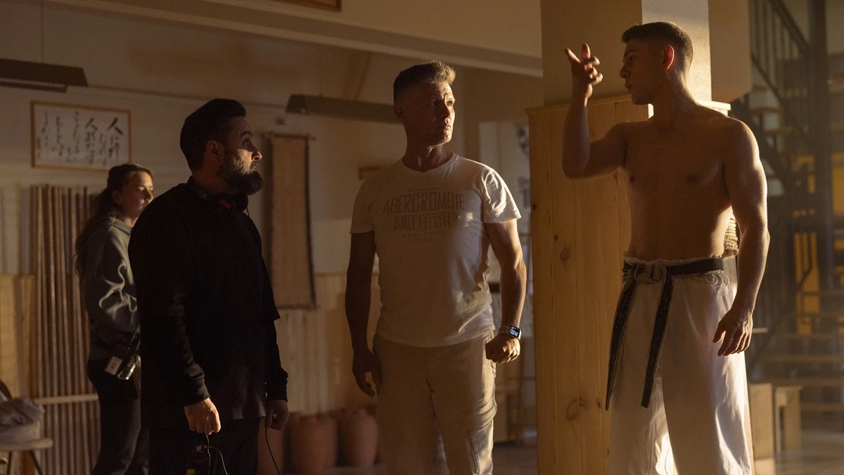 Concluye el rodaje de ‘Karateka’, una película biopic sobre la campeona olímpica Sandra Sánchez dirigida por Aritz Moreno. 3 karateka rodaje