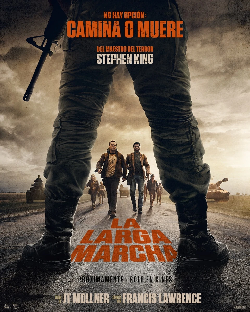Corre a ver el primer tráiler de la película ‘La Larga Marcha’, adaptación de la distópica y despiadada novela de Stephen King. 3 la larga marcha 2025 poster