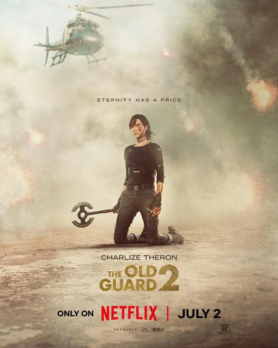 Charlize Theron se enfrenta a Uma Thurman en el explosivo primer tráiler de la película ‘La Vieja Guardia 2’. 3 la vieja guardia 2 poster