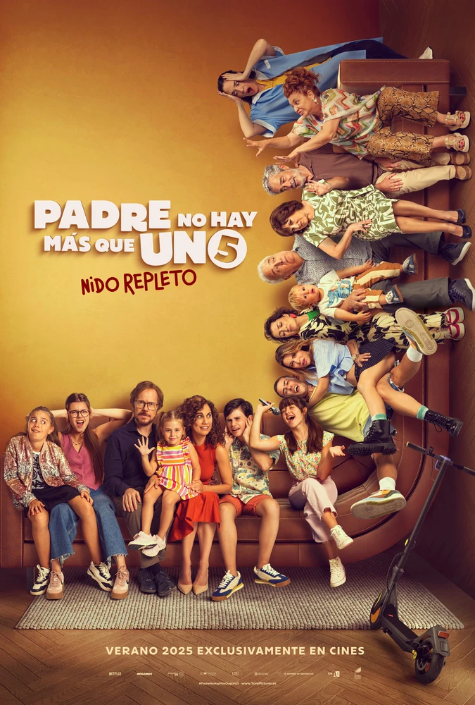 ‘Padre no hay más que uno 5’ muestra en su primer tráiler la última (y caótica) aventura de la familia más querida del cine español 3 padre no hay mas que uno 5 poster