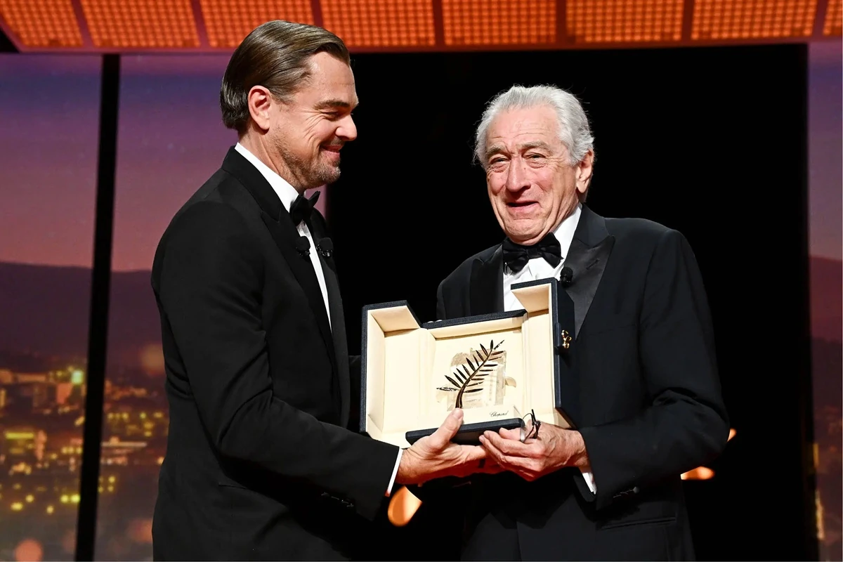 Robert De Niro recibe emocionado la Palma de Oro honorífica del Festival de Cannes 2025 de manos de Leonardo DiCaprio. 4 robert de niro palma de oro