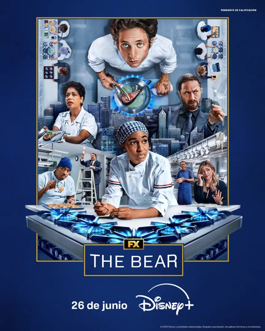 'The Bear', tu serie gastronómica favorita, lanza el esperado primer tráiler de su temporada 4. 3 the bear 4 poster