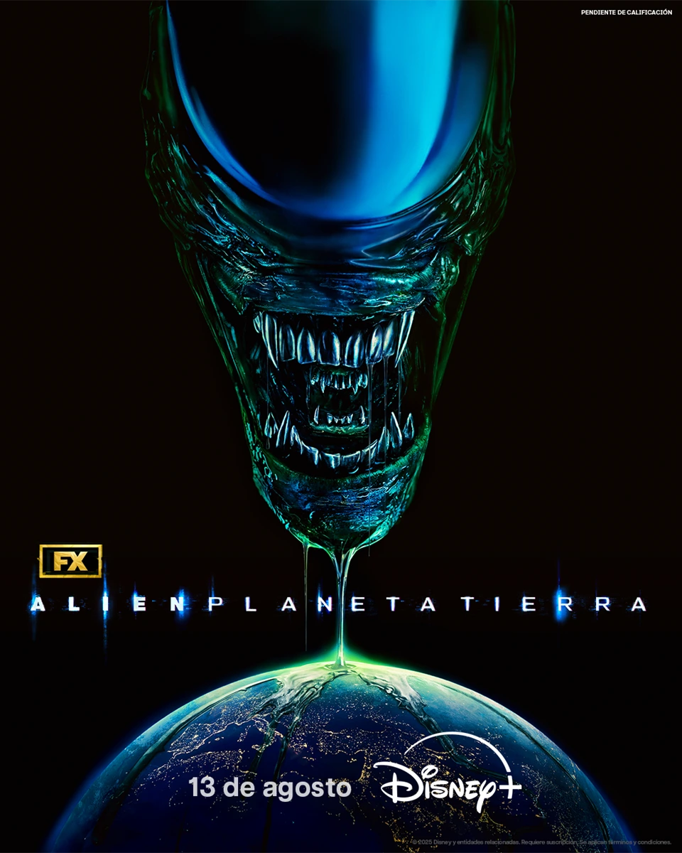 El Xenomorfo no viene solo en el inquietante primer tráiler de la serie ‘Alien: Planeta Tierra’. 3 alien planeta tierra poster