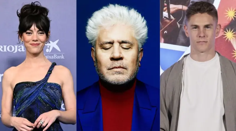 Pedro Almodóvar, Victoria Luengo y Patrick Criado