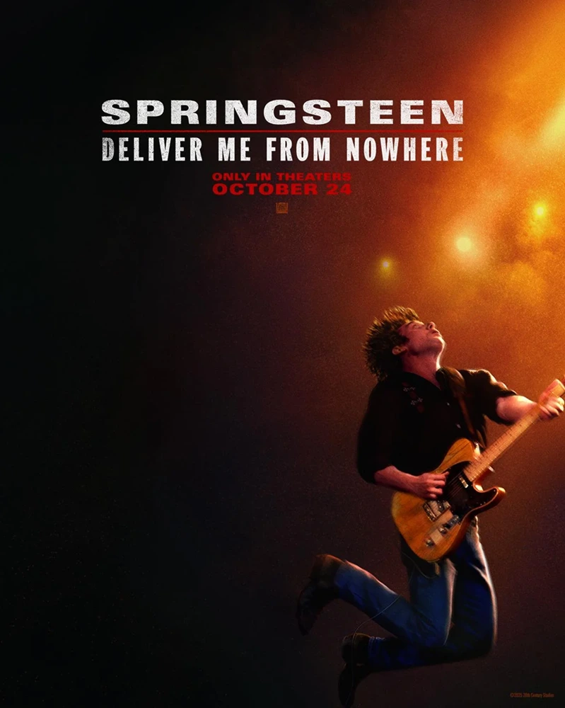 Jeremy Allen White se transforma en Bruce Springsteen en el primer tráiler de la película ‘Deliver Me From Nowhere’. 3 deliver me from nowhere poster