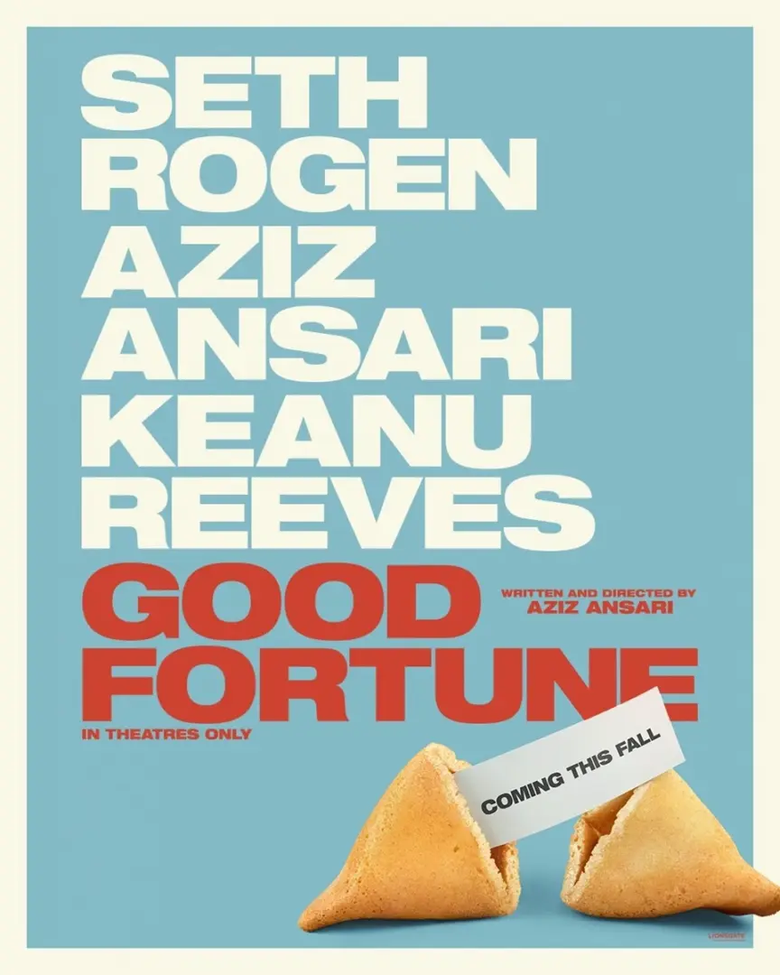 Keanu Reeves es un ángel de la guarda en el primer tráiler de la película ‘Good Fortune’. 3 good fortune 2025 poster