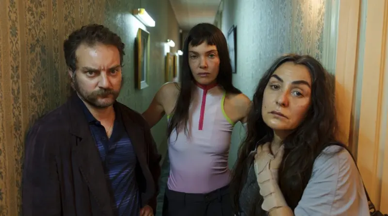 Imagen del rodaje de la película La desconocida