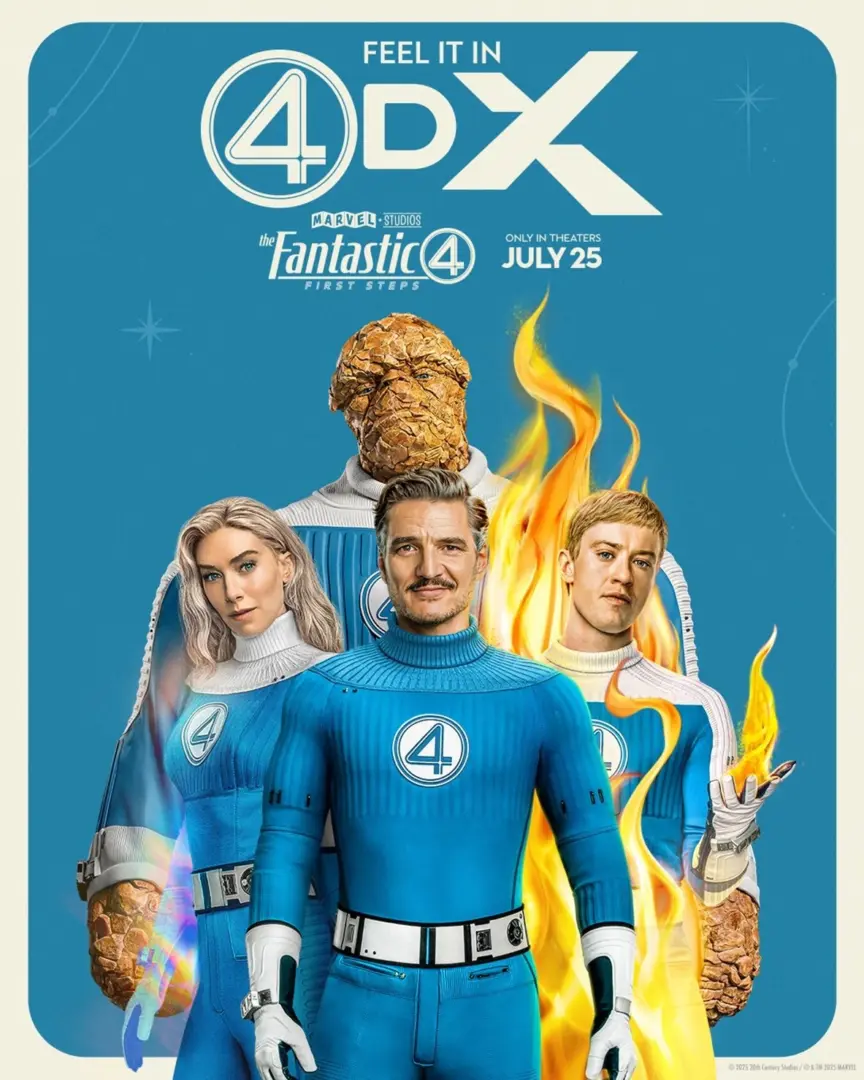 El nuevo tráiler de ‘Los 4 Fantásticos: Primeros Pasos’ desata el hype entre los fans de Marvel. 3 los 4 fantasticos primeros pasos poster 2025