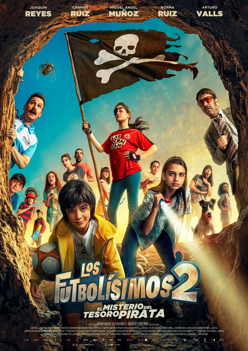 Pakete y el Soto Alto FC regresan en el primer tráiler de ‘Los Futbolísimos 2: El Misterio del Tesoro Pirata’. 3 los futbolisimos 2 poster