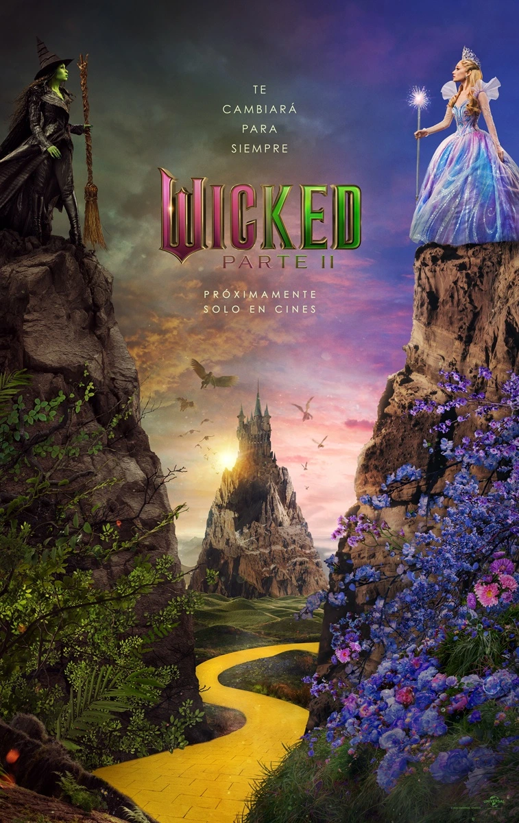 'Wicked: Parte II' abre hoy su preventa de entradas. ¡El camino de baldosas amarillas te espera! 4 Póster de la película Wicked Parte 2