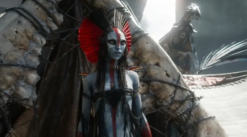 Imagen de la película Avatar Fuego y Ceniza