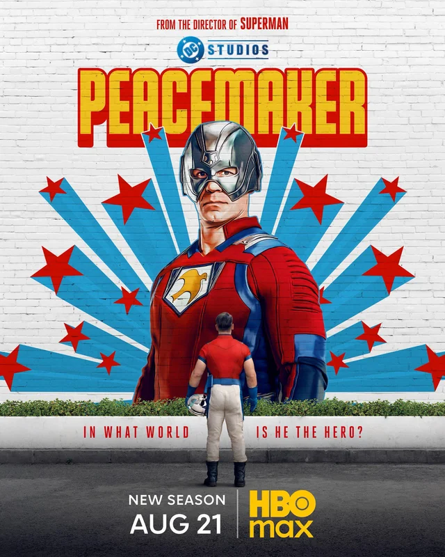 John Cena viaja a través de mundos paralelos en el nuevo tráiler de la temporada 2 de 'El Pacificador'. 4 el pacificador poster temporada2