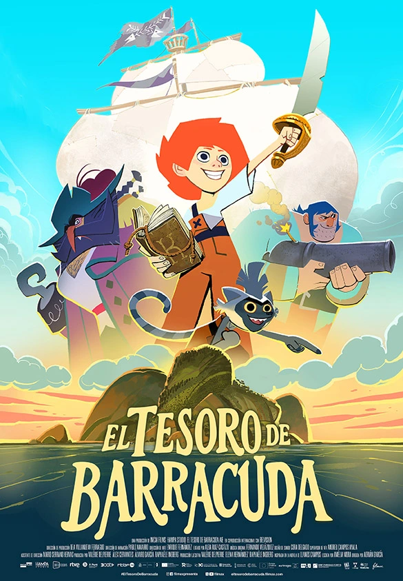 La novela infantil de Llanos Campos cobra vida en el primer tráiler de la película 'El Tesoro de Barracuda'. 4 el tesoro de barracuda pelicula 2025 poster