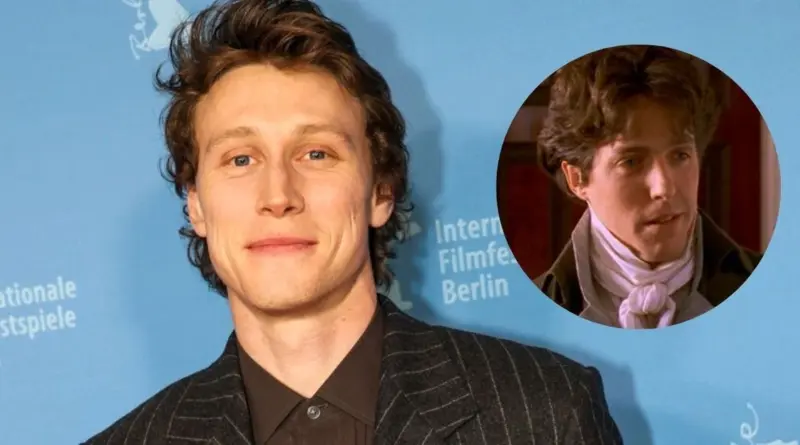 Imagen de George Mackay y el Edward Ferrars de Hugh Grant en Sentido y Sensibilidad