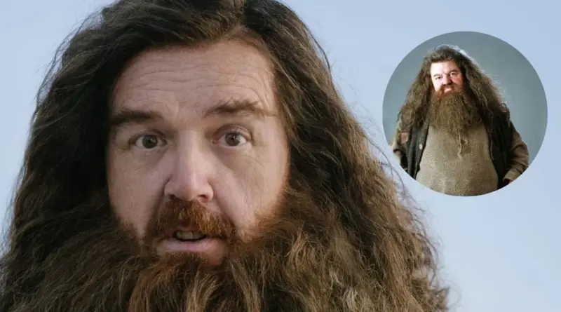 Imagen del nuevo Hagrid en la serie Harry Potter