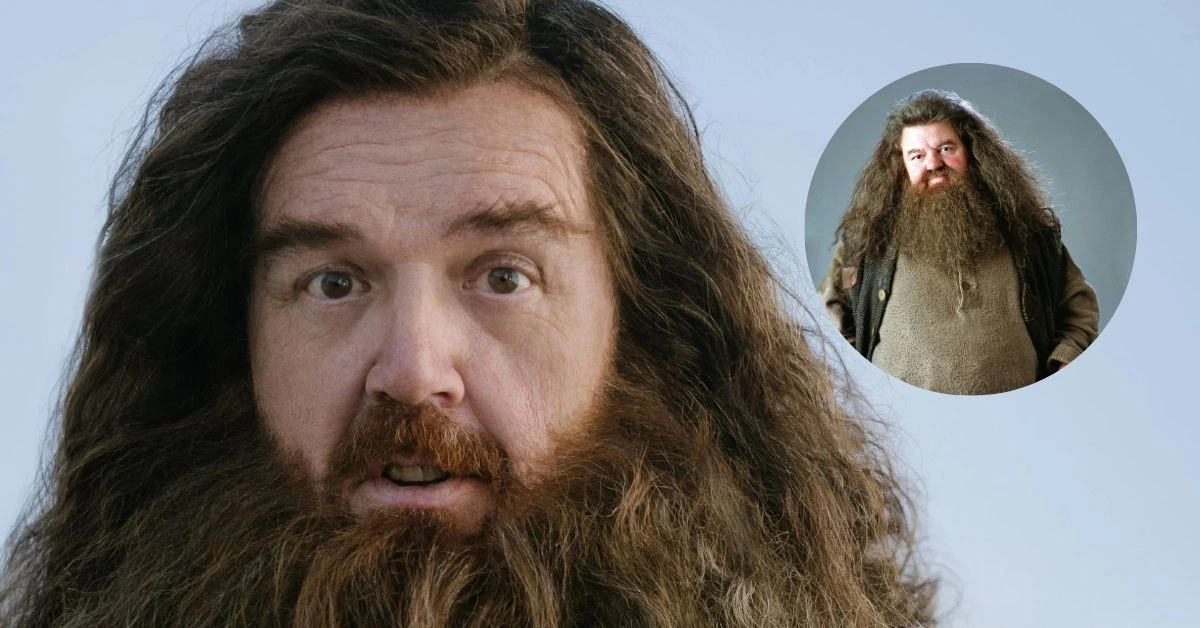 ¡Eres un mago, Harry! Así luce Nick Frost como el nuevo Hagrid en la serie de 'Harry Potter'. 2 hagrid harry potter