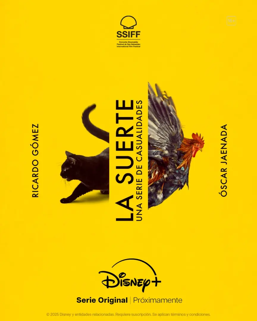 El primer tráiler de la serie 'La Suerte' muestra cómo un torero encuentra un golpe de fortuna en un taxista. 4 la suerte serie 2025 poster