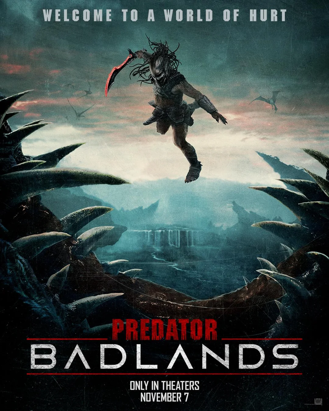 predator badlands pelicula poster