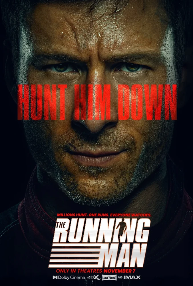 the running man pelicula 2025 poster 2025