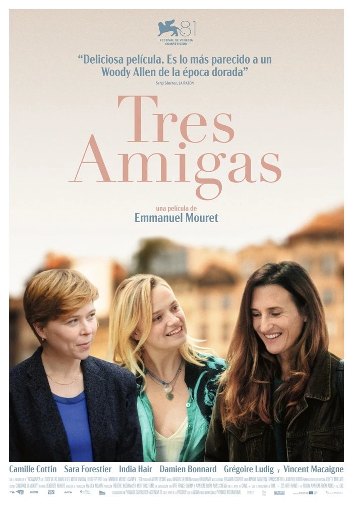 Crítica de 'Tres Amigas': Una tesis sobre el amor bajo la batuta del maestro Mouret. 9 tres amigas poster