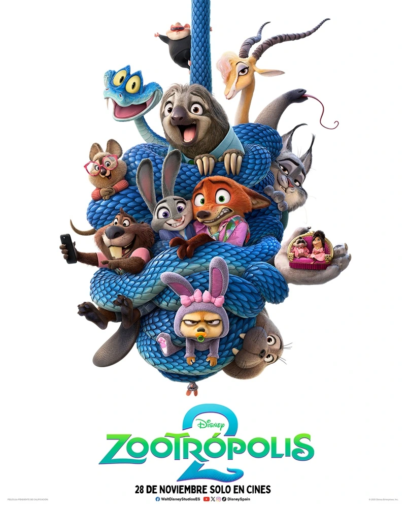 Nick y Judy van a terapia en el nuevo tráiler de 'Zootrópolis 2'. 4 zootropolis 2 pelicula poster