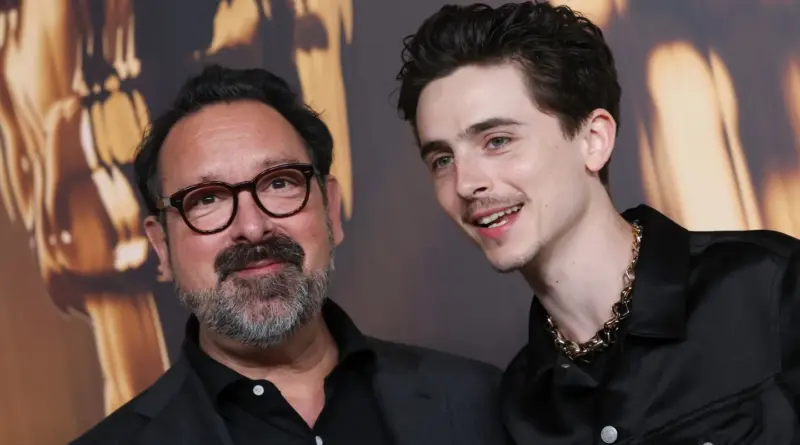 Timothée Chalamet y James Mangold