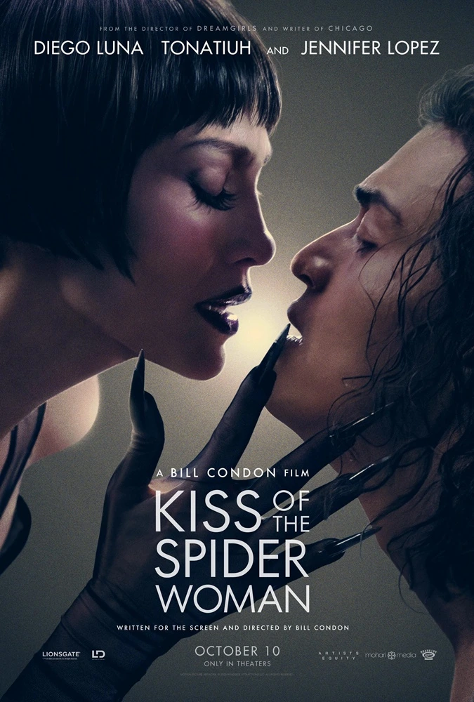 Jennifer Lopez cumple su sueño de toda la vida en el primer tráiler de 'Kiss of the Spider Woman'. 4 mundoCine - Kiss of the Spider Woman poster