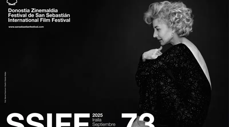Cartel del Festival de San Sebastián 2025 protagonizado por Marisa Paredes