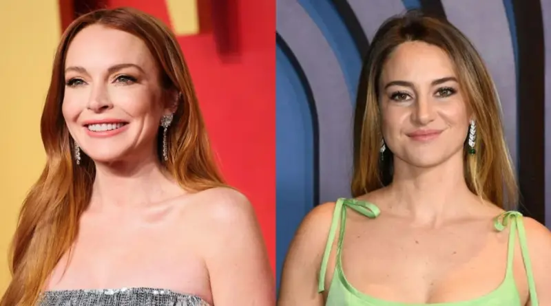 Imagen de Shailene Woodley y Lindsay Lohan