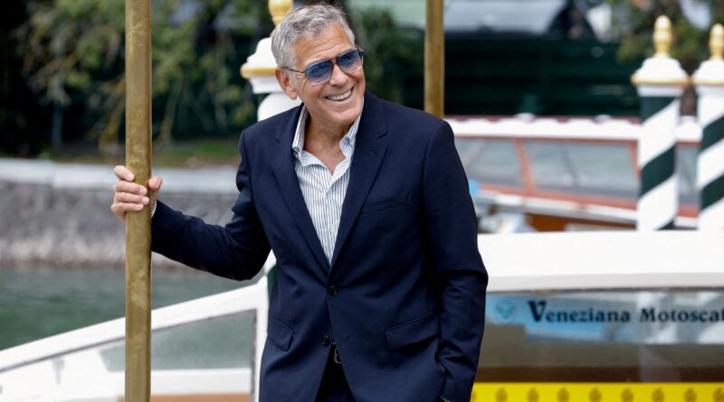 Imagen de George Clooney en el Festival de Venecia