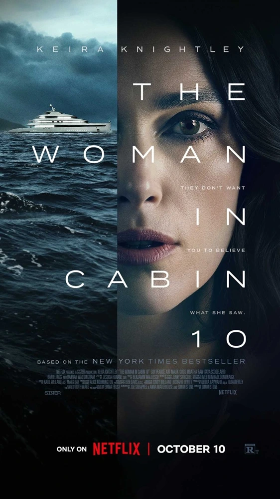 Keira Knightley, testigo de un asesinato (¿o no?) a bordo de un yate, en el primer tráiler de 'La Mujer del Camarote 10'. 4 mundoCine - la mujer del camarote 10 poster