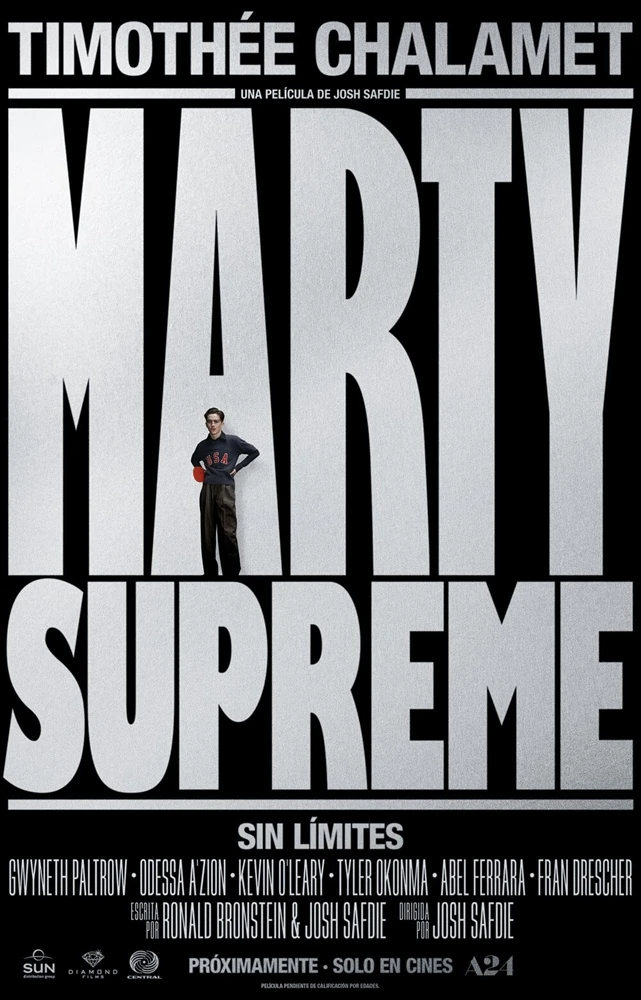 marty supreme poster