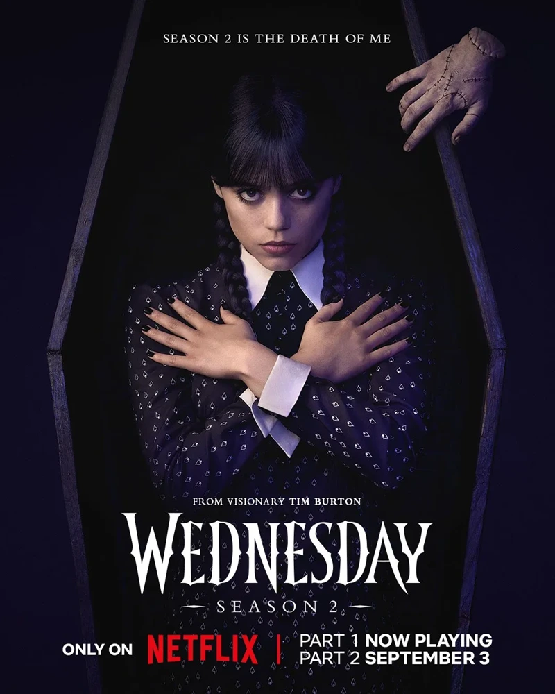 miercoles temporada 2 parte 2 netflix poster