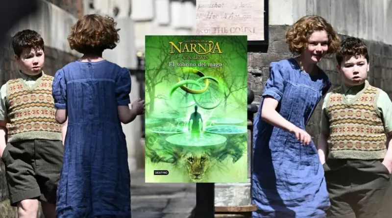Imagen del rodaje de la película de Narnia de Netflix