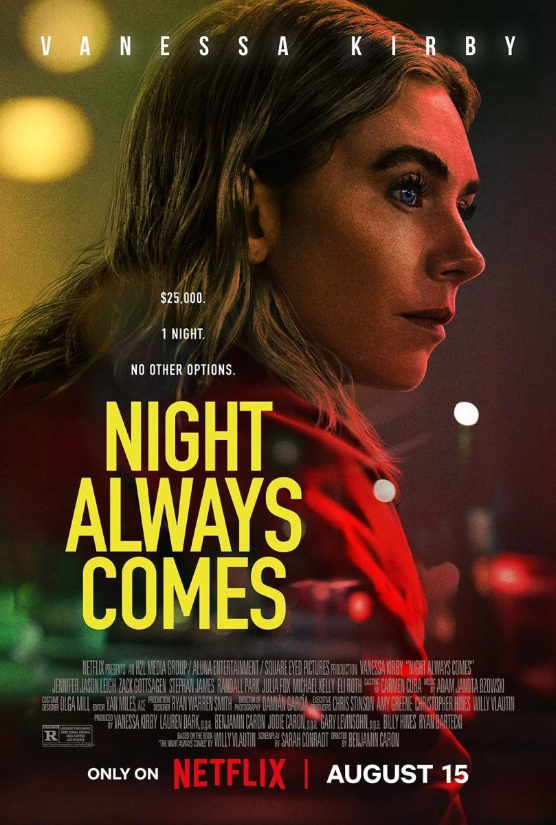 night always comes poster