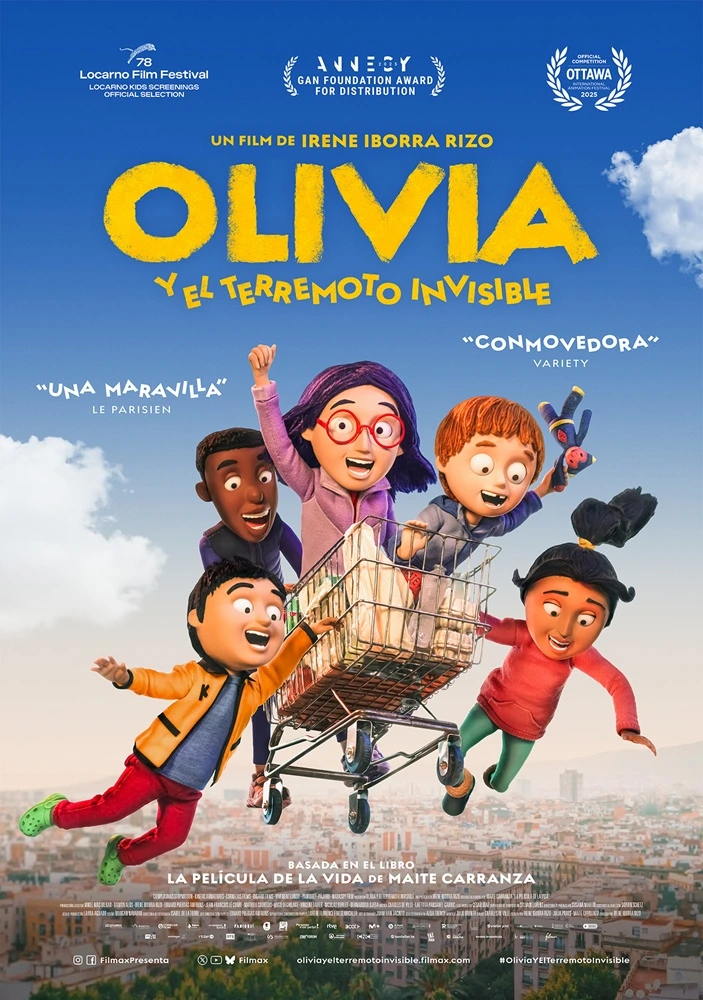 Ya tiene tráiler 'Olivia y el Terremoto Invisible', la primera película española en stop-motion dirigida por una cineasta española. 4 olivia y el terremoto invisible pelicula 2025 poster