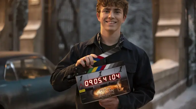 Imagen del rodaje de la temporada 3 de Percy Jackson y los Dioses del Olimpo