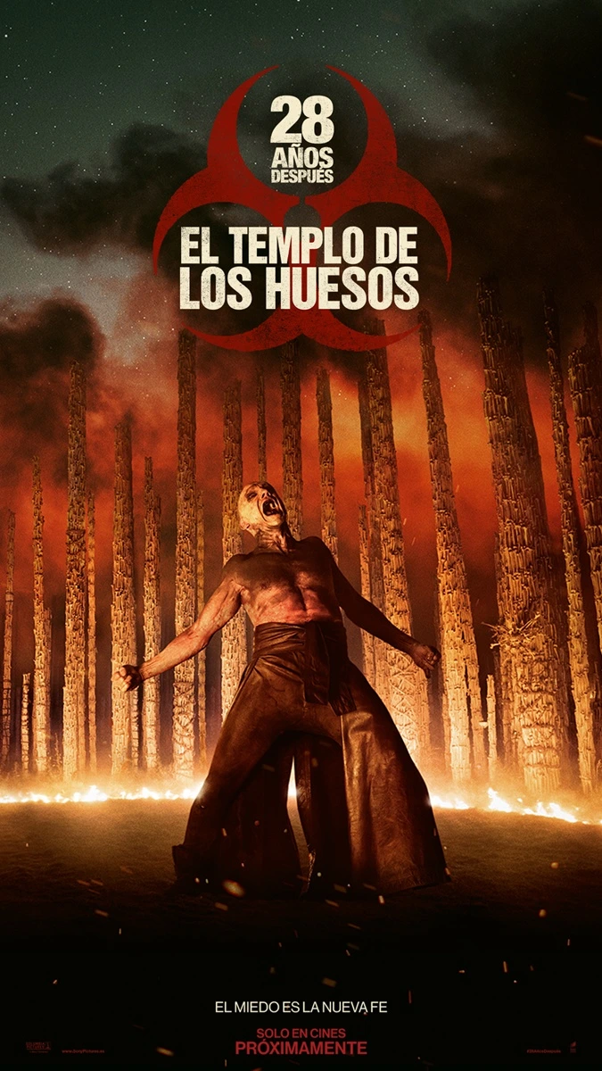 Spike se une a los Jimmys en el primer tráiler de '28 Años Después: El Templo de los Huesos'. 4 mundoCine - 28 anos despues el templo de los huesos poster