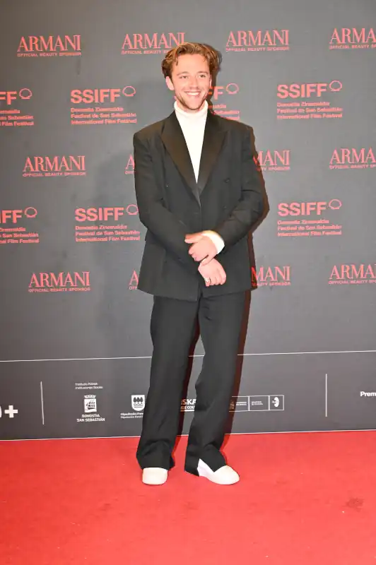 Benjamin Voisin asiste a la alfombra roja de ‘The Stranger’ en el 73.º Festival Internacional de Cine de San Sebastián, el 22 de septiembre de 2025.