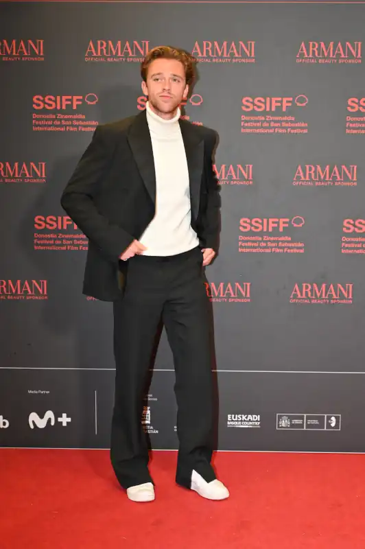 Benjamin Voisin asiste a la alfombra roja de ‘The Stranger’ en el 73.º Festival Internacional de Cine de San Sebastián, el 22 de septiembre de 2025.