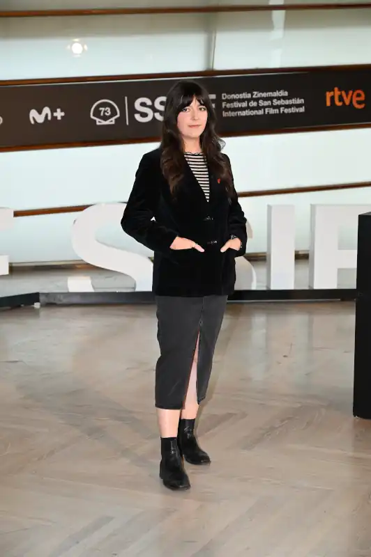 Laura Carreira asiste al photocall del 73 Festival Internacional de Cine de San Sebastián, el 22 de septiembre de 2025 en San Sebastián, España.
